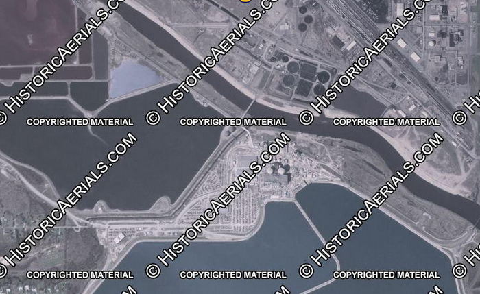 Midland Nuclear Power Plant (Cancelled) - 1982 Aerial Plant In Progress (newer photo)